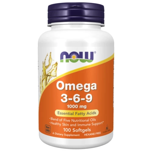 NOW - Omega 3-6-9 1000 mg - 100 kapsułek NOW - Omega 3-6-9 1000 mg - 100 kapsułek